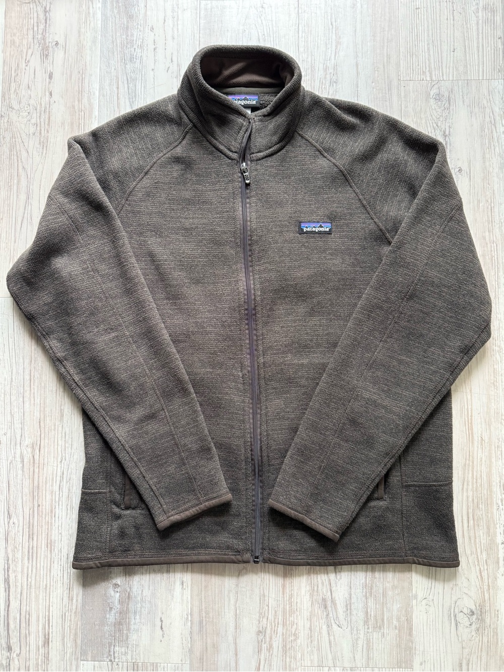 Patagonia Men's Better Sweater Full-Zip Fleece Jacket M Brown